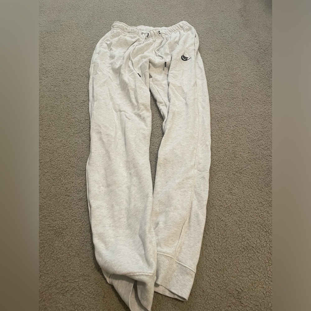 Small light grey Nike sweatpants